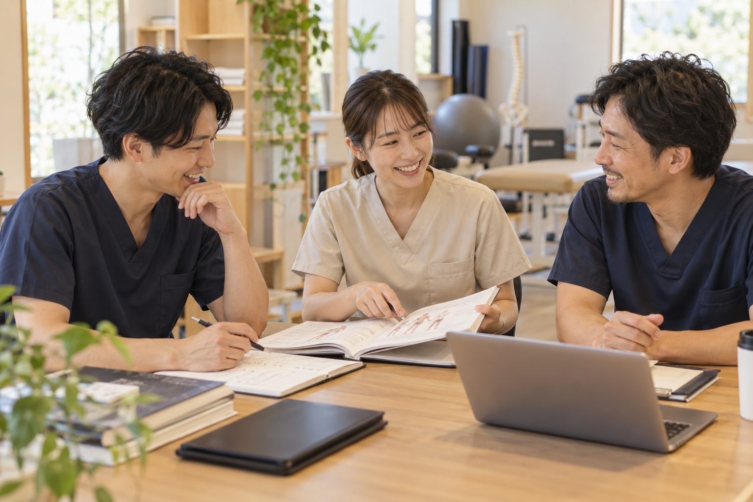 仲間と学び合う職場のイメージ